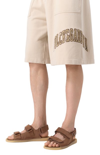 Замшевые сандалии DOLCE & GABBANA, арт. A80492/AT441, фото 3