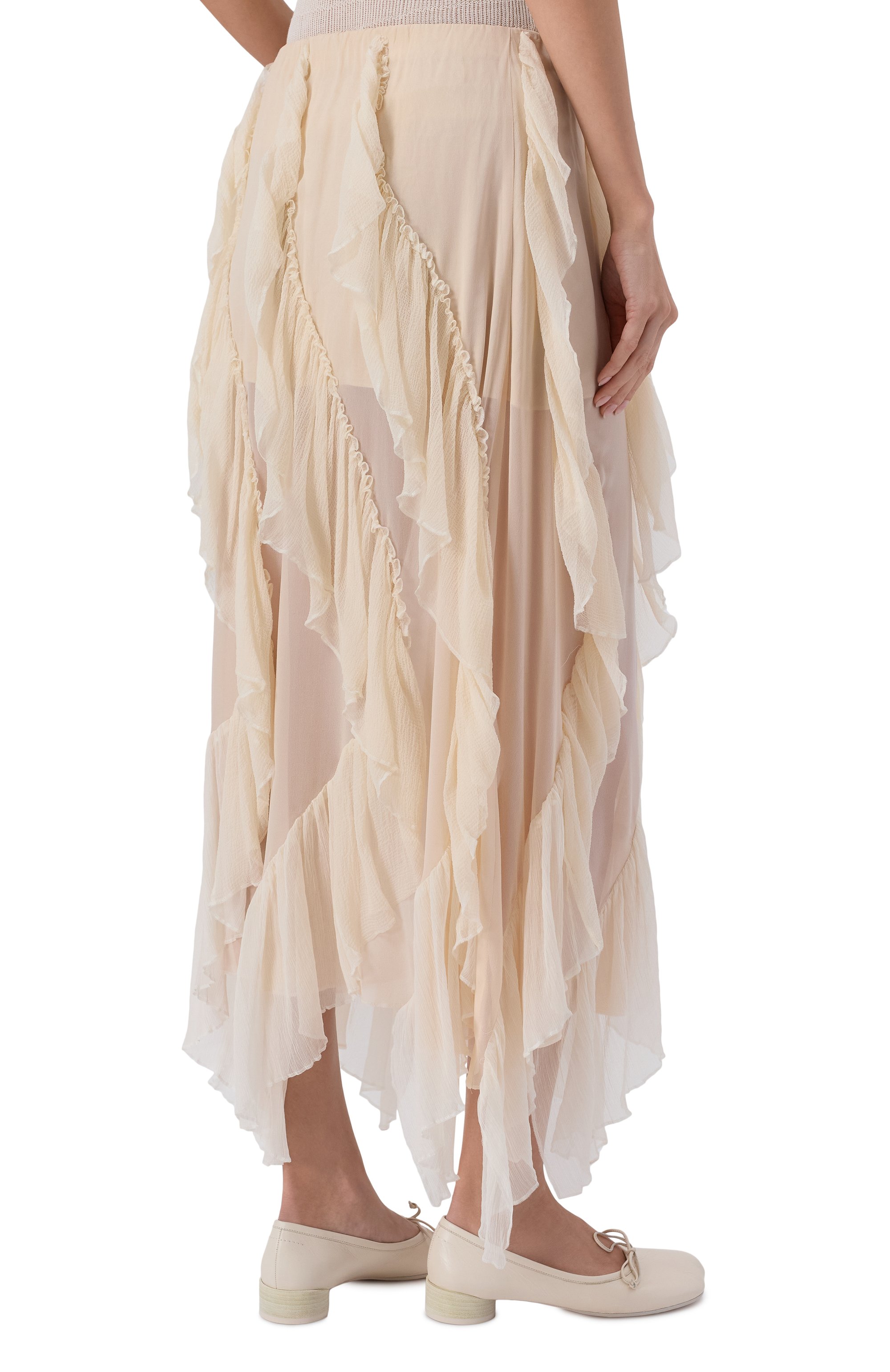 Шелковая юбка ISABEL BENENATO, арт. DW965S26, фото 4