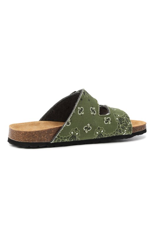 Текстильные шлепанцы MC2 Saint Barth STBA SANDAL N/03149H Хаки  STBA SANDAL N/03149H Фото 5