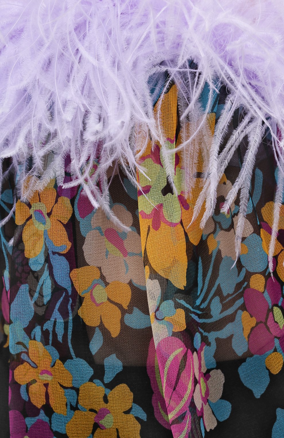 Шелковое боди SAINT LAURENT разноцветного цвета по цене 299500 руб., арт. 655736/Y6C99, фото 5 Шелковое боди SAINT LAURENT, арт. 655736/Y6C99, фото 5