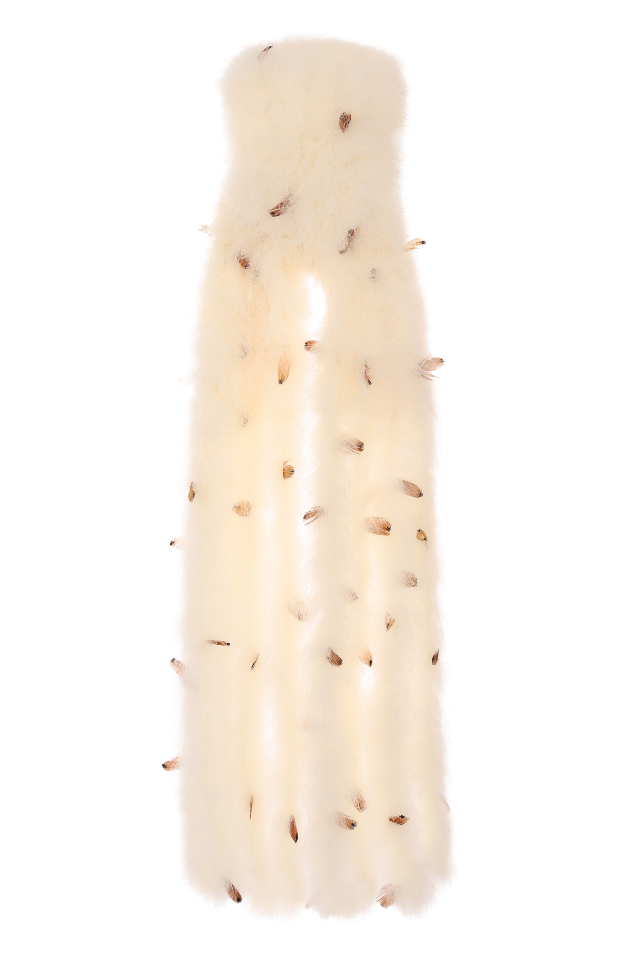 Шарф с отделкой перьями VALENTINO, арт. 6W0EN00F/FTG, фото 1