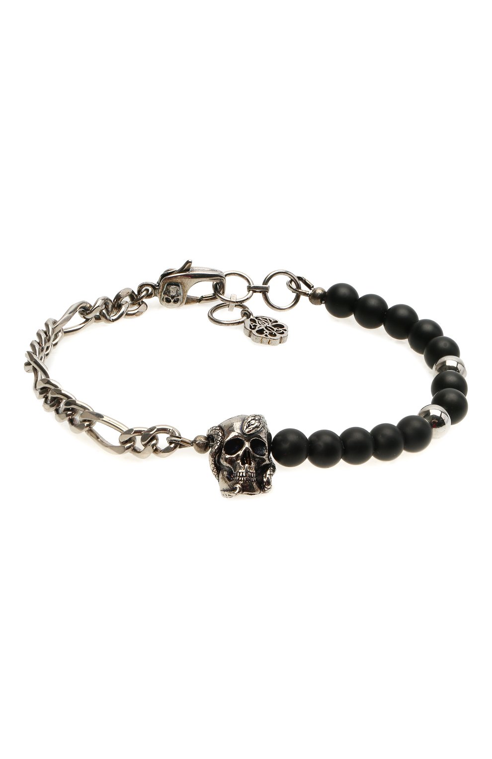 Браслет ALEXANDER MCQUEEN черного цвета по цене 39200 руб., арт. 650933/I12ZY, фото 1 Браслет ALEXANDER MCQUEEN, арт. 650933/I12ZY, фото 1