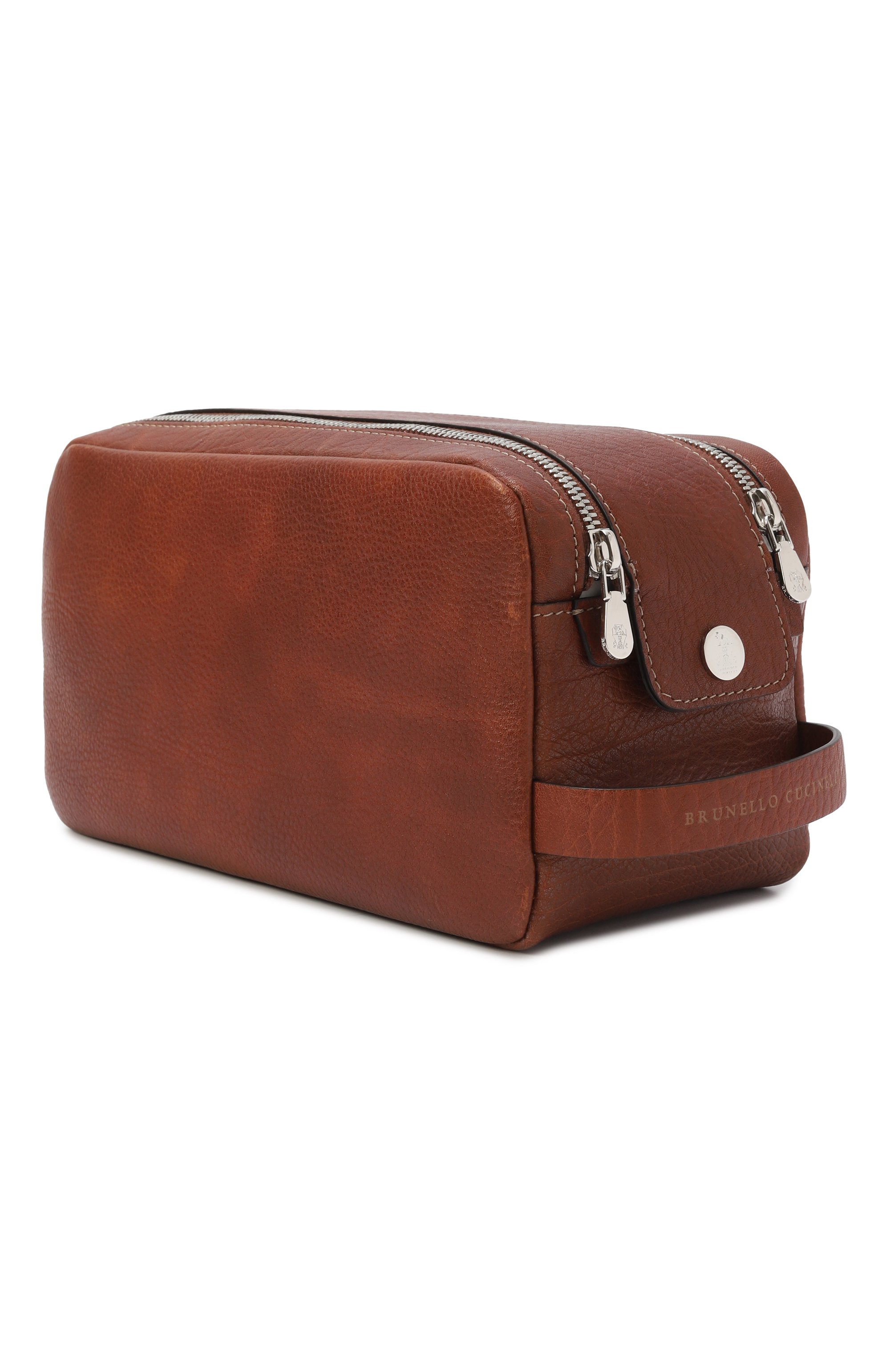 Несессер BRUNELLO CUCINELLI коричневого цвета по цене 145000 руб., арт. MWZIBU334, фото 2 Несессер BRUNELLO CUCINELLI, арт. MWZIBU334, фото 2