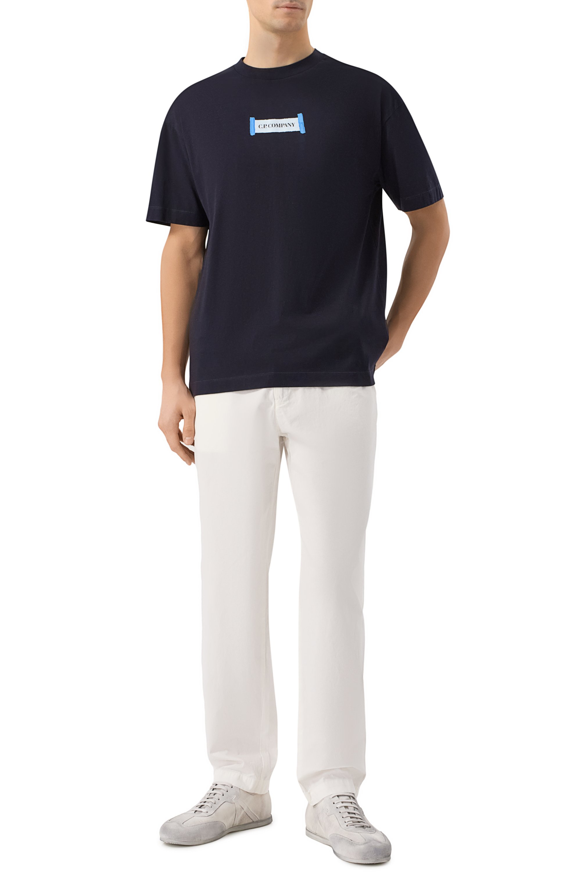 Хлопковая футболка C.P. COMPANY, арт. 18CMTS148A006586W, фото 2