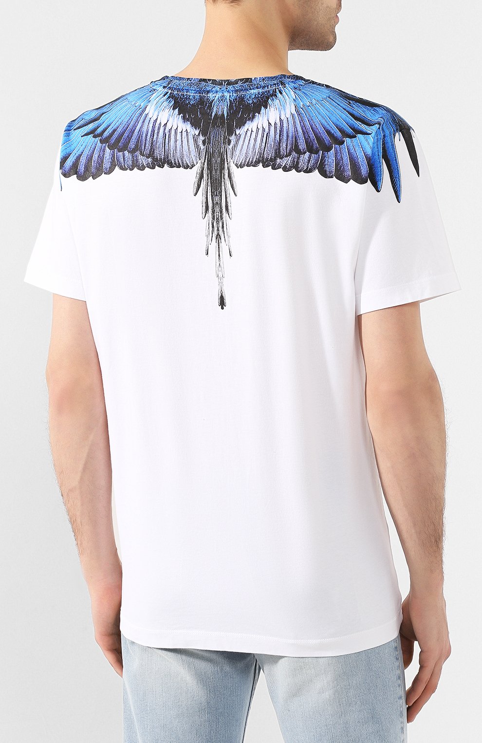 Хлопковая футболка MARCELO BURLON, арт. CMAA018S20JER001, фото 4