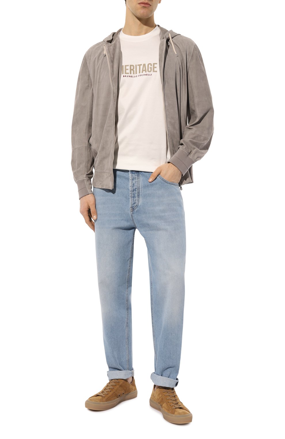 Джинсы straight fit BRUNELLO CUCINELLI, арт. M074PR2200, фото 2