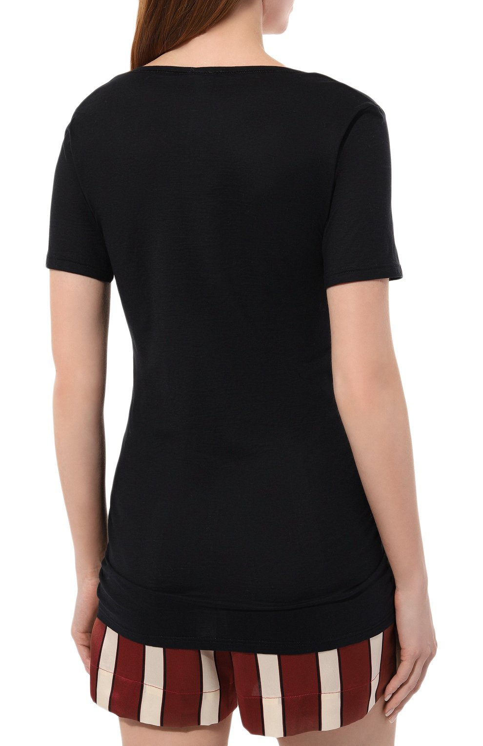 Хлопковая футболка HANRO, арт. 071345, фото 4