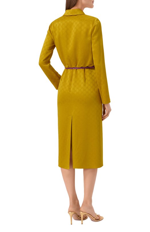 Платье Gucci 853070/ZAQKJ Жёлтый  853070/ZAQKJ Фото 3