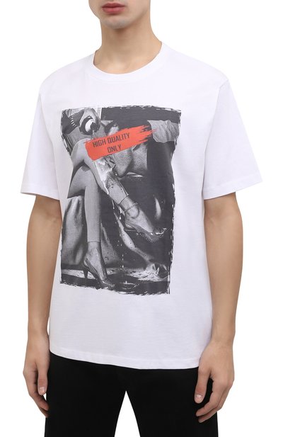 Хлопковая футболка BISIBIGLIO, арт. QUALITY LEGS/RIF (C0TT0NE PESANTE), фото 3