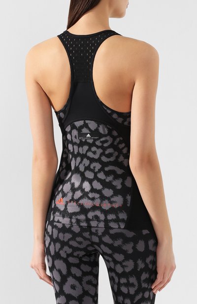 Топ с принтом ADIDAS BY STELLA MCCARTNEY черного цвета по цене 5570 руб., арт. DT9386, фото 4 Топ с принтом ADIDAS BY STELLA MCCARTNEY, арт. DT9386, фото 4