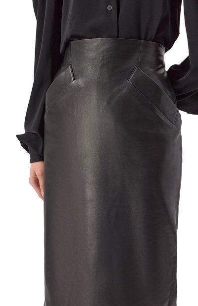 Кожаная юбка JACOB LEE, арт. WLS092SS25B, фото 5