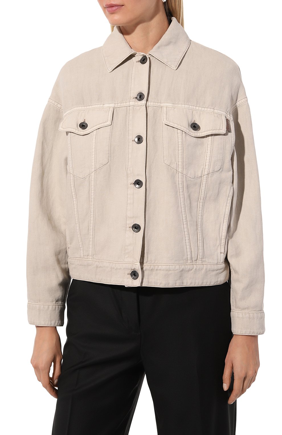 Джинсовая куртка BRUNELLO CUCINELLI, арт. ML9962994, фото 3