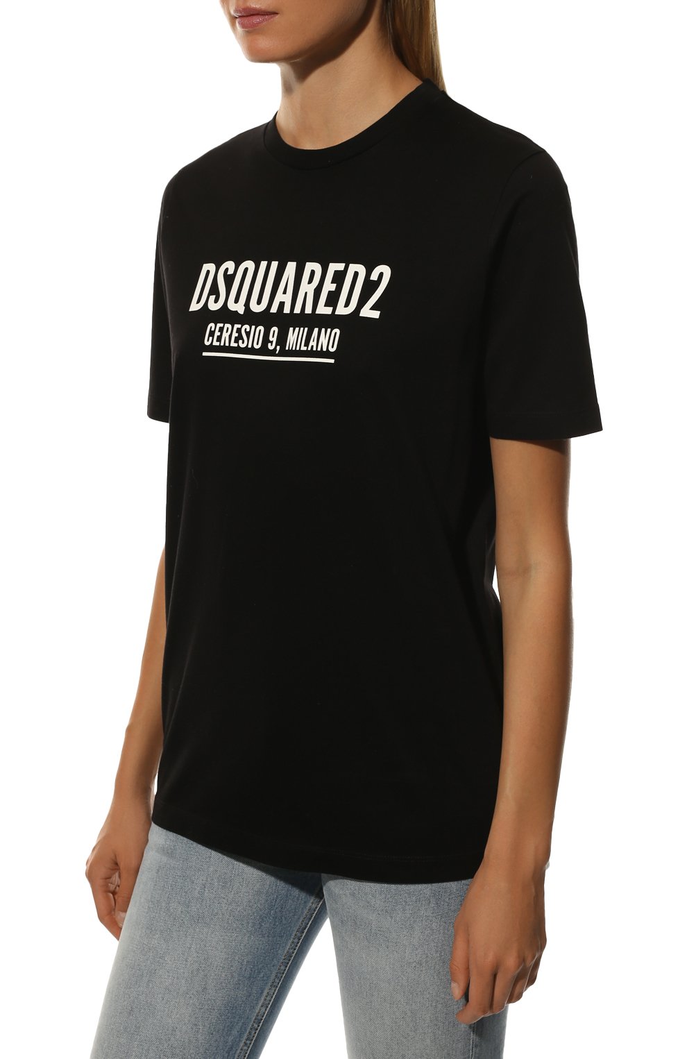 Хлопковая футболка DSQUARED2, арт. S72GD0318/S23009, фото 3