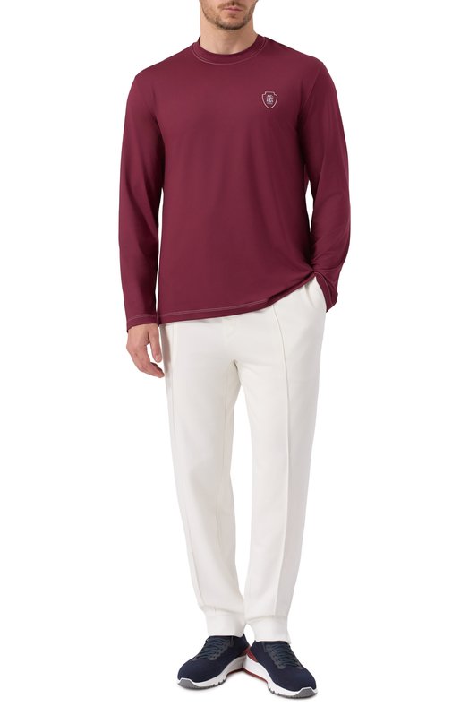 Текстильные кроссовки Brunello Cucinelli MZUPMB0252 Синий  MZUPMB0252 Фото 2