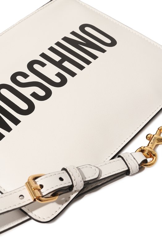 фото Кожаный футляр для документов moschino