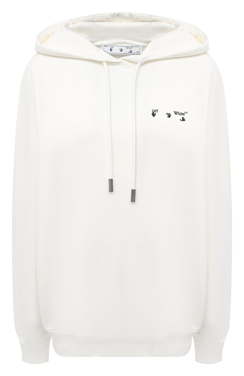 Хлопковое худи OFF-WHITE, арт. 0WBB035R21JER002, фото 1
