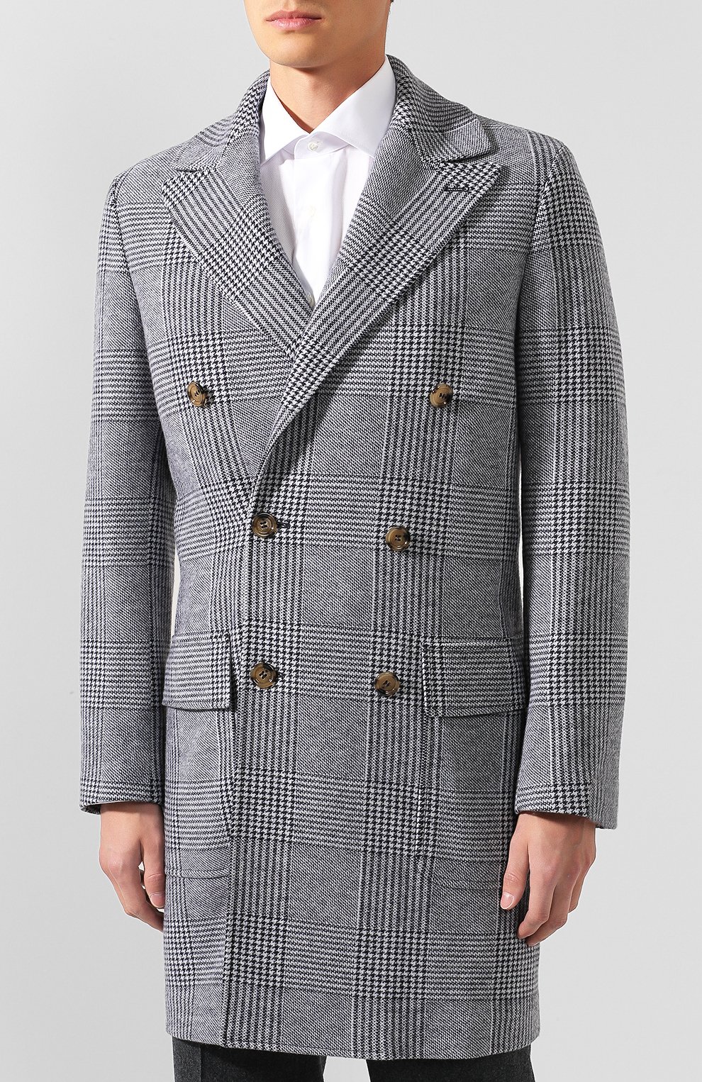 Пальто из смеси шерсти и кашемира ELEVENTY PLATINUM, арт. 979CS3161 CAS28011, фото 3