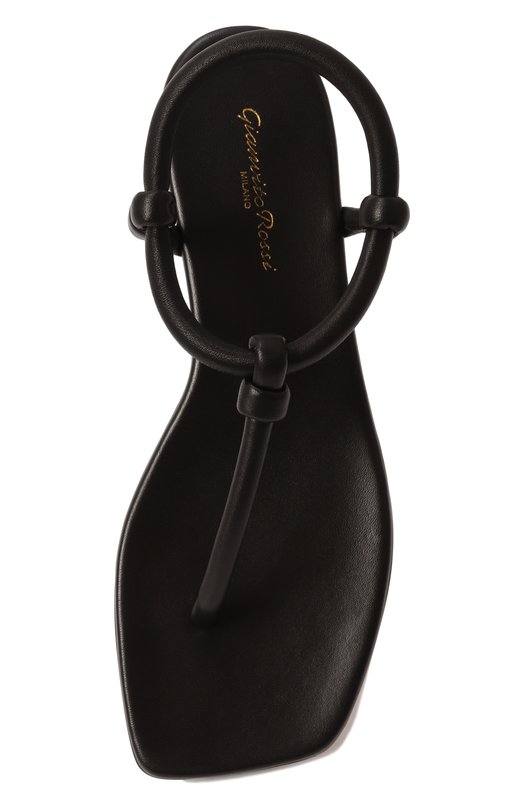 Кожаные сандалии Juno Gianvito Rossi G32395.05CU0.NAPNER0 Чёрный  G32395.05CU0.NAPNER0 Фото 6