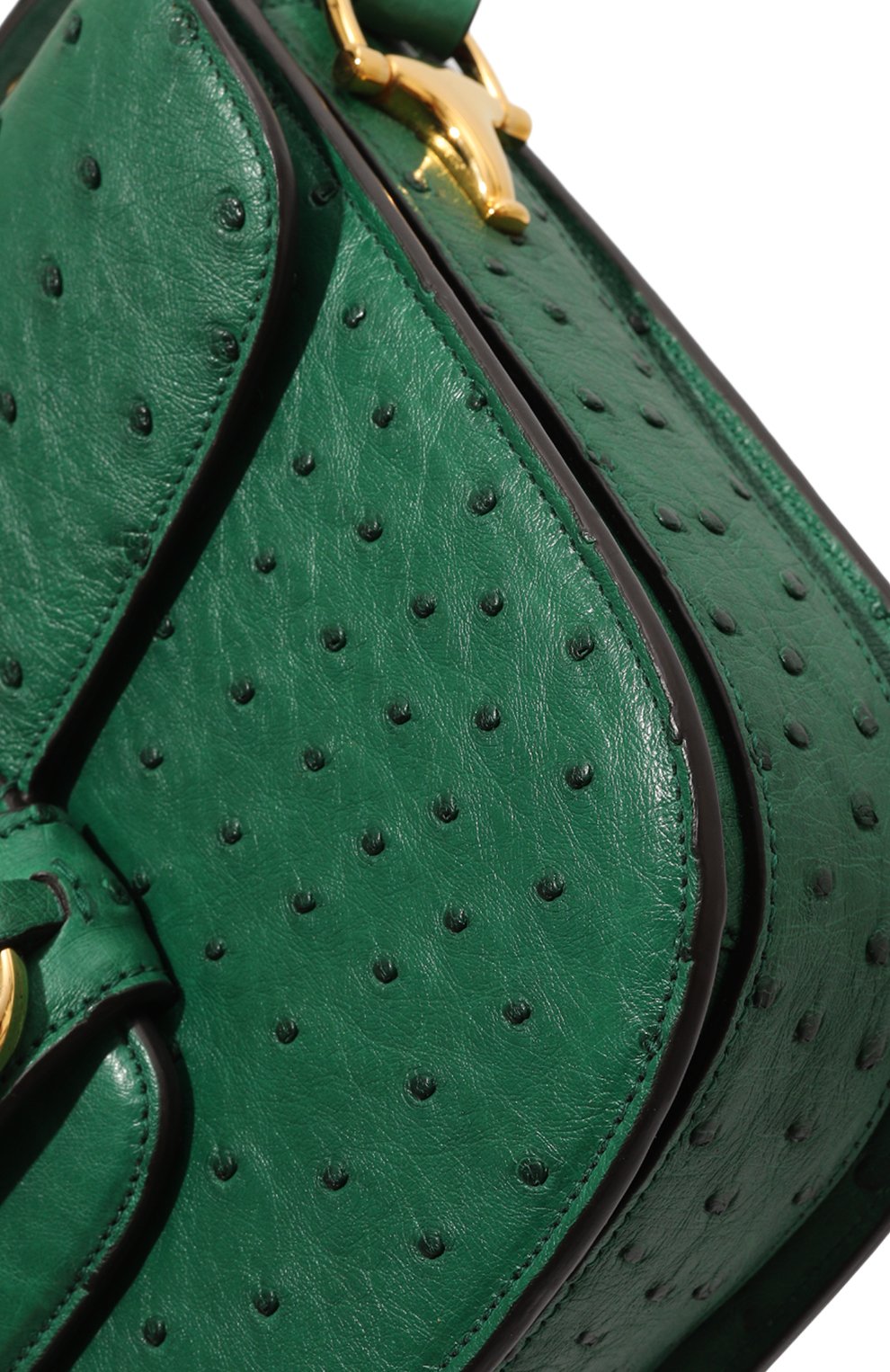 Сумка 1955 horsebit small из кожи страуса GUCCI, арт. 602204 EY00G, фото 2