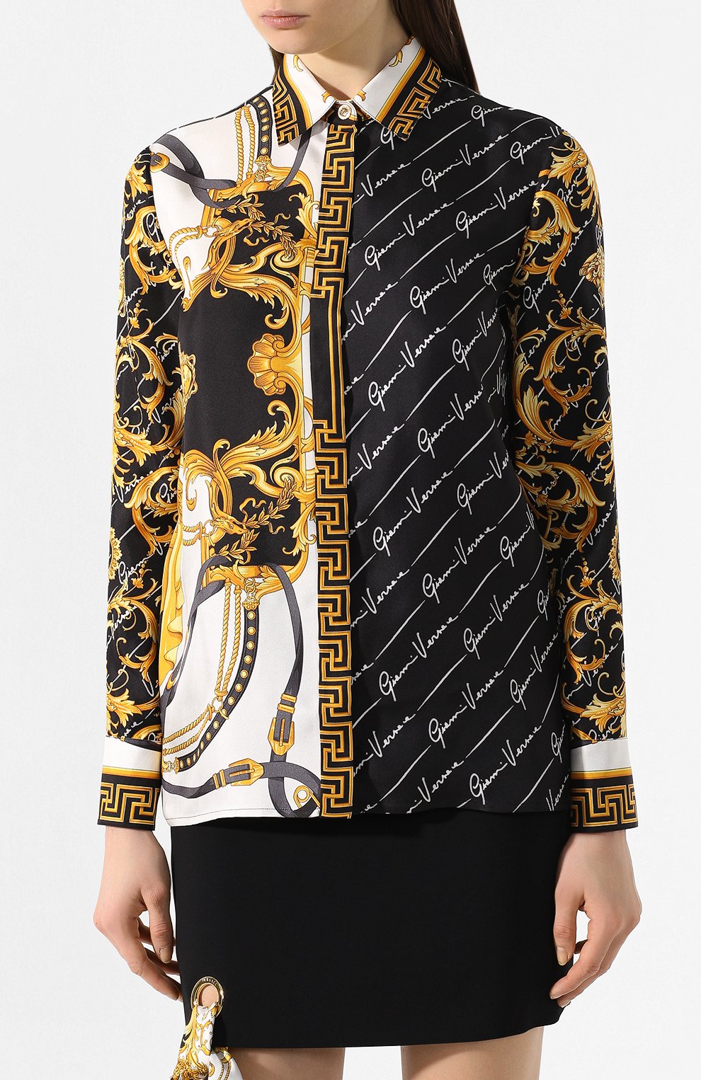 Шелковая рубашка VERSACE, арт. A82662/A233248, фото 3