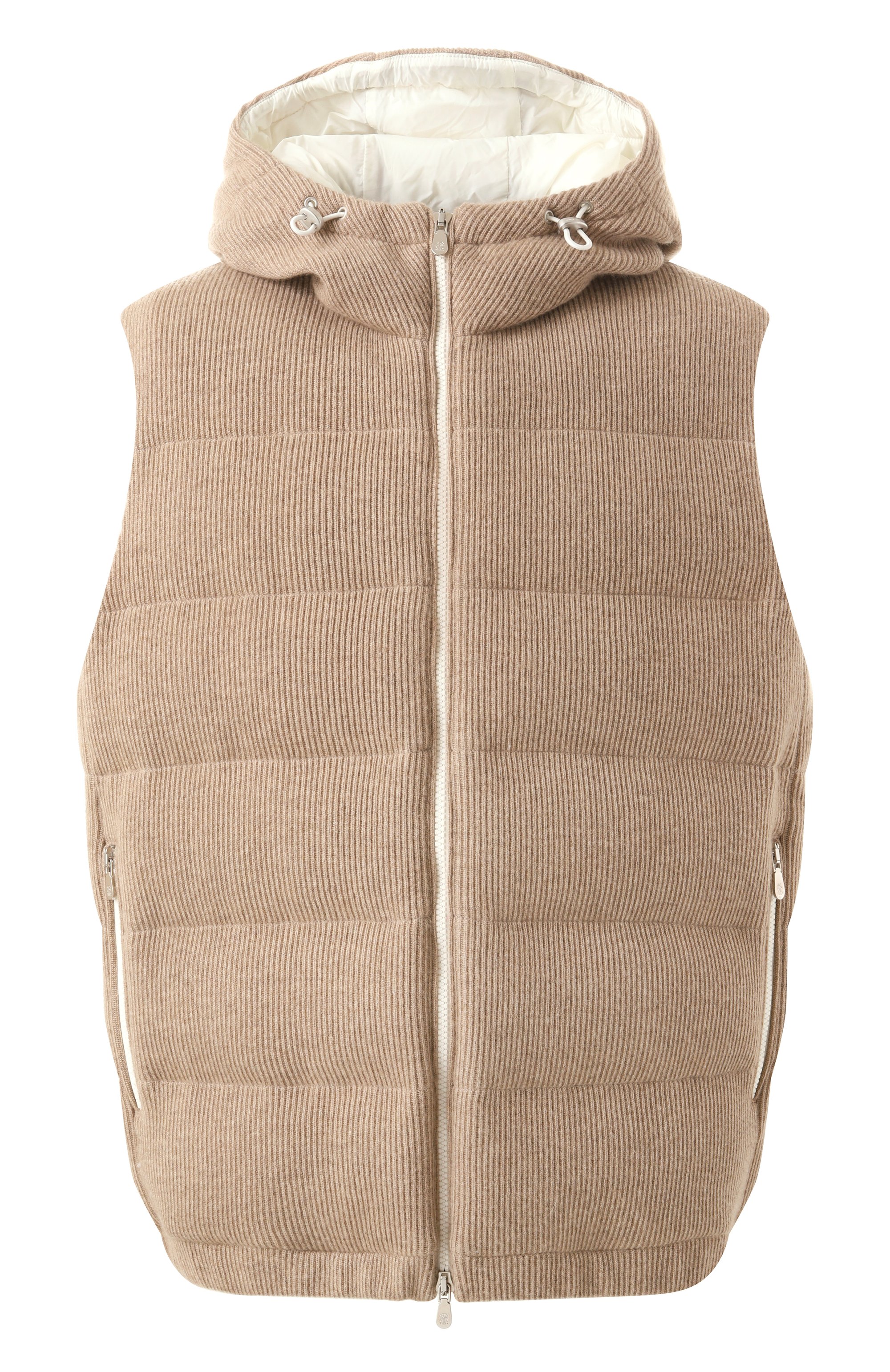 Пуховый жилет из кашемира BRUNELLO CUCINELLI, арт. M221P249, фото 1