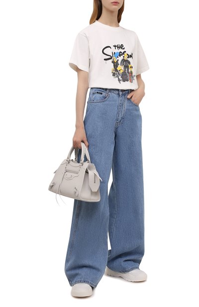 Хлопковая футболка balenciaga x the simpsons BALENCIAGA, арт. 670943/TLVG7, фото 2