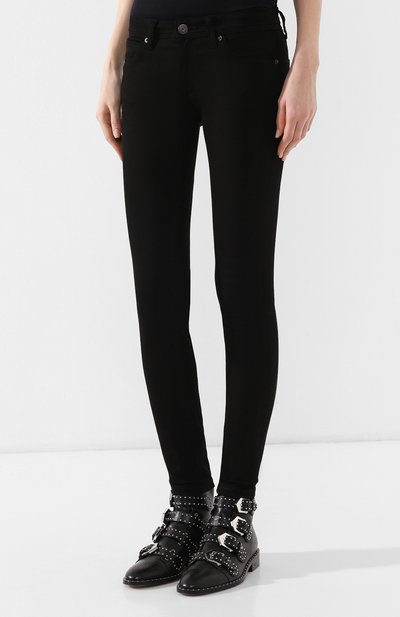 Однотонные джинсы-скинни BURBERRY, арт. 3946595, фото 3