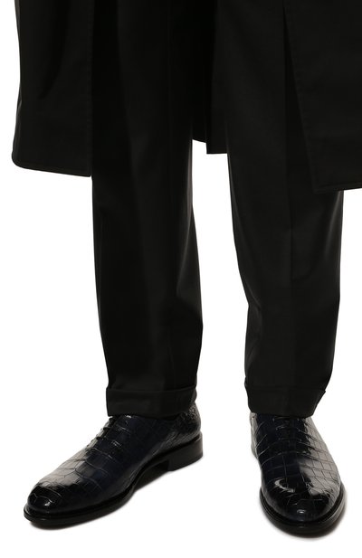 Оксфорды из кожи аллигатора BRIONI, арт. QEDA00/04713/AMIS, фото 3