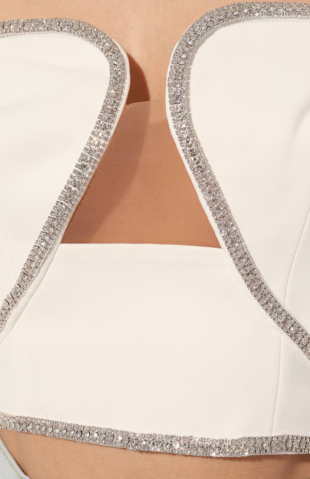 Топ SELF-PORTRAIT, арт. RS23-010T-W, фото 5