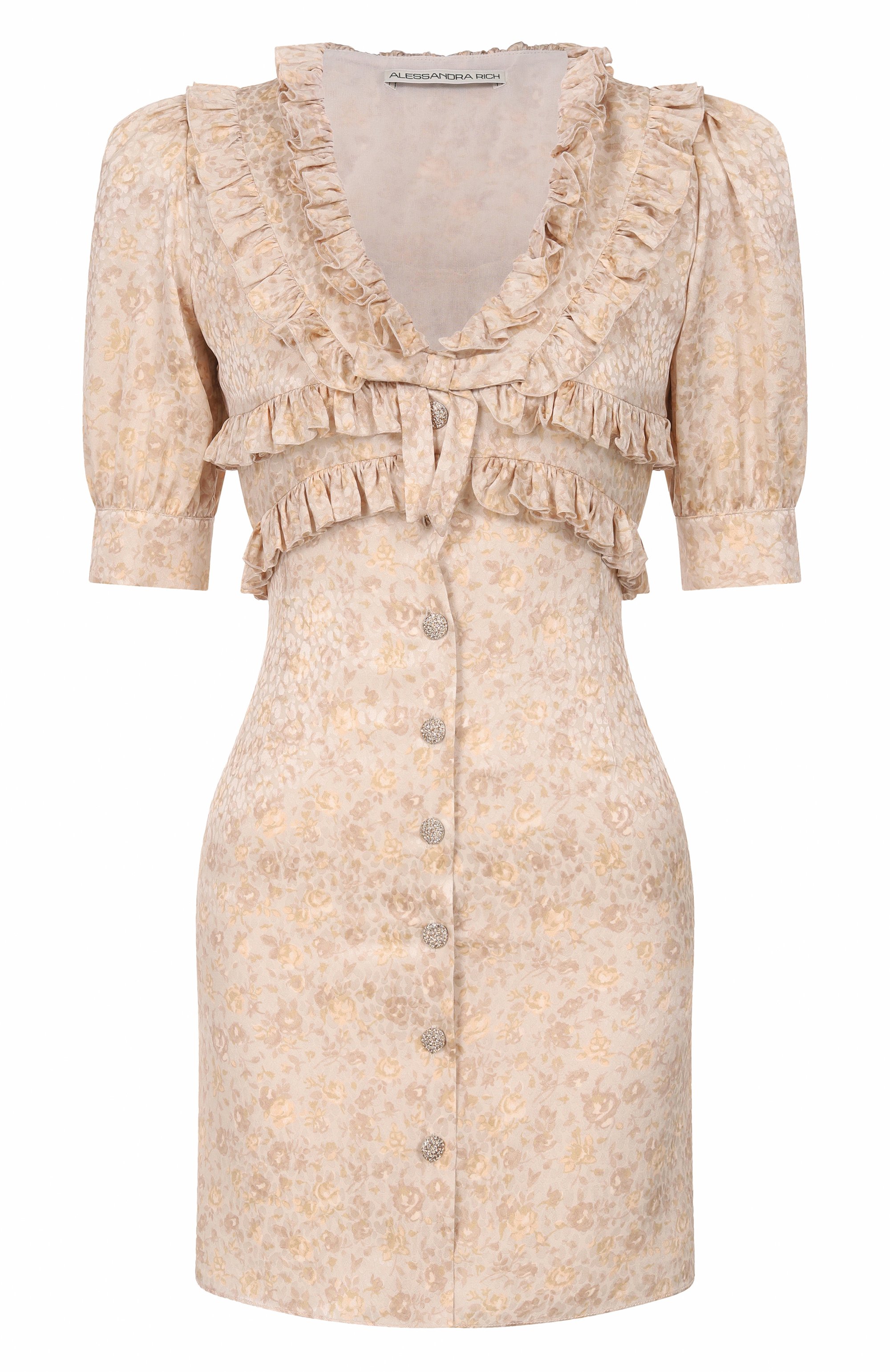 Шелковое платье ALESSANDRA RICH, арт. FABX4297/F4670, фото 1