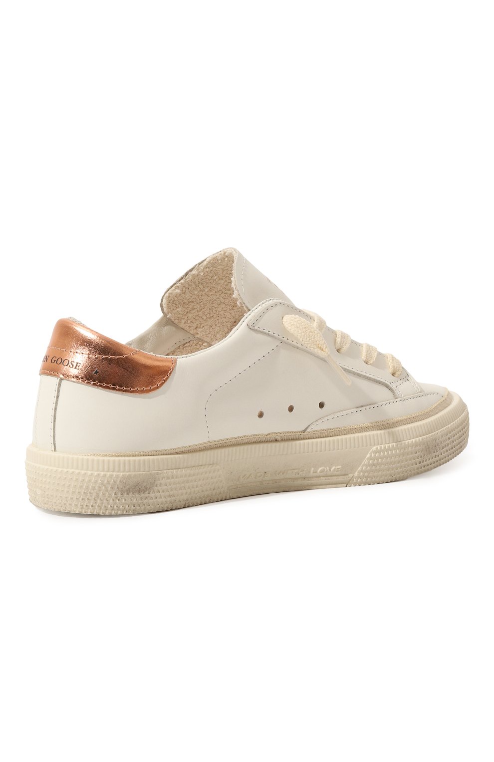 Кожаные кеды GOLDEN GOOSE DELUXE BRAND, арт. GYF00112.F003303, фото 3