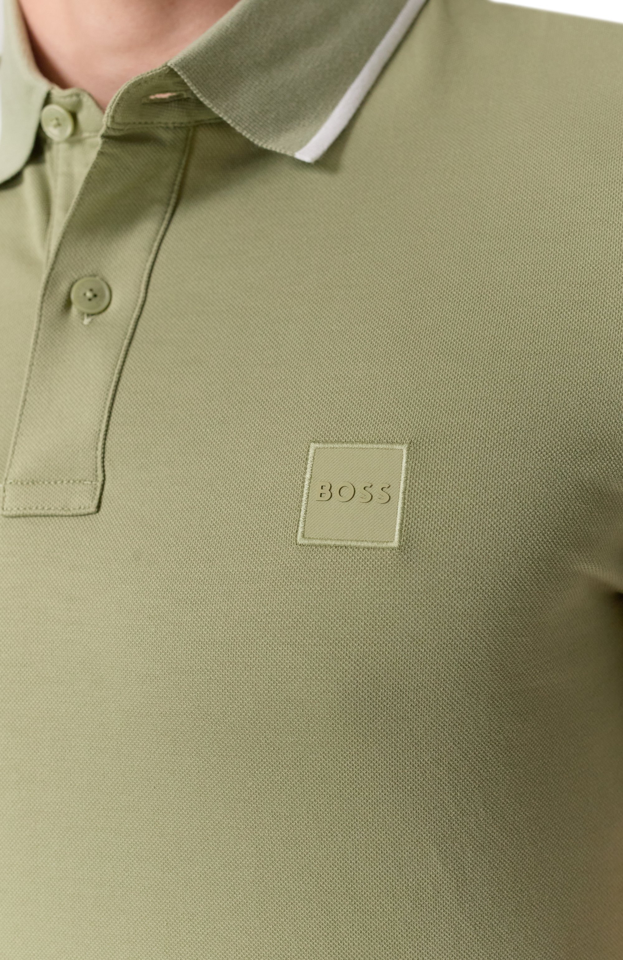 Хлопковое поло BOSS ORANGE, арт. 50507699, фото 5