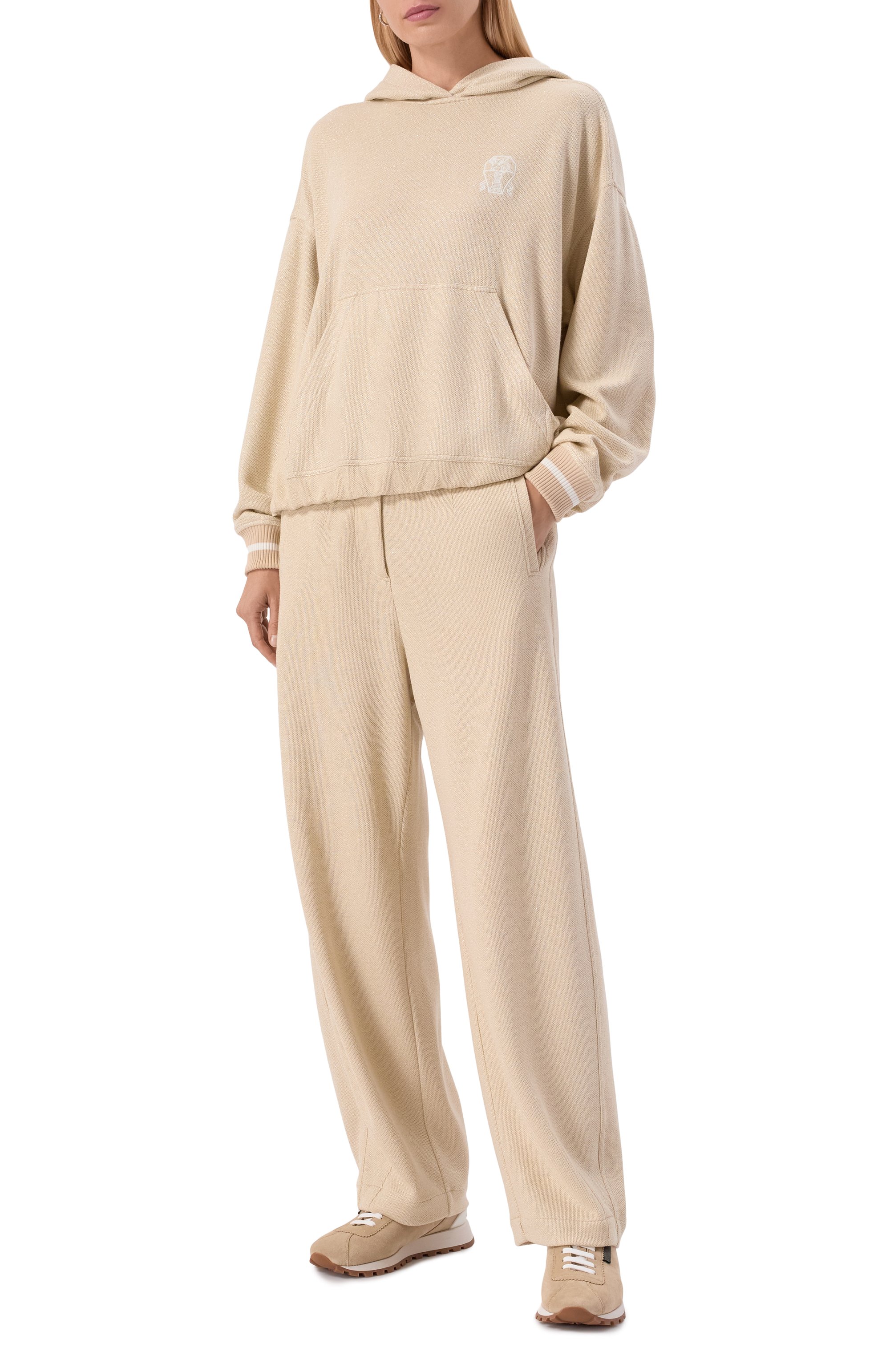 Худи из вискозы и хлопка BRUNELLO CUCINELLI, арт. MP930SN909, фото 2