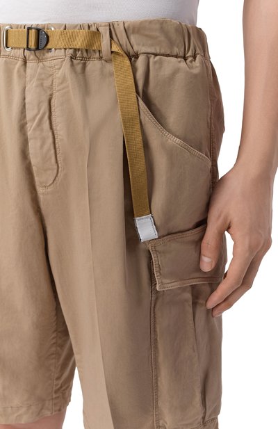 Хлопковые шорты WHITE SAND бежевого цвета по цене 17550 руб., арт. 26SU59/83, фото 5 Хлопковые шорты WHITE SAND, арт. 26SU59/83, фото 5