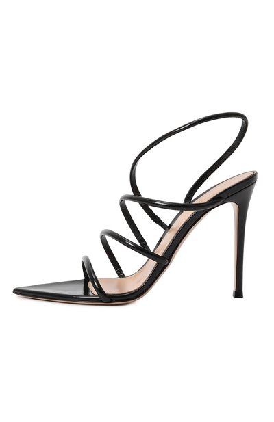 Кожаные босоножки ettie 105 GIANVITO ROSSI, арт. G32441.15RIC.NUINER0, фото 4