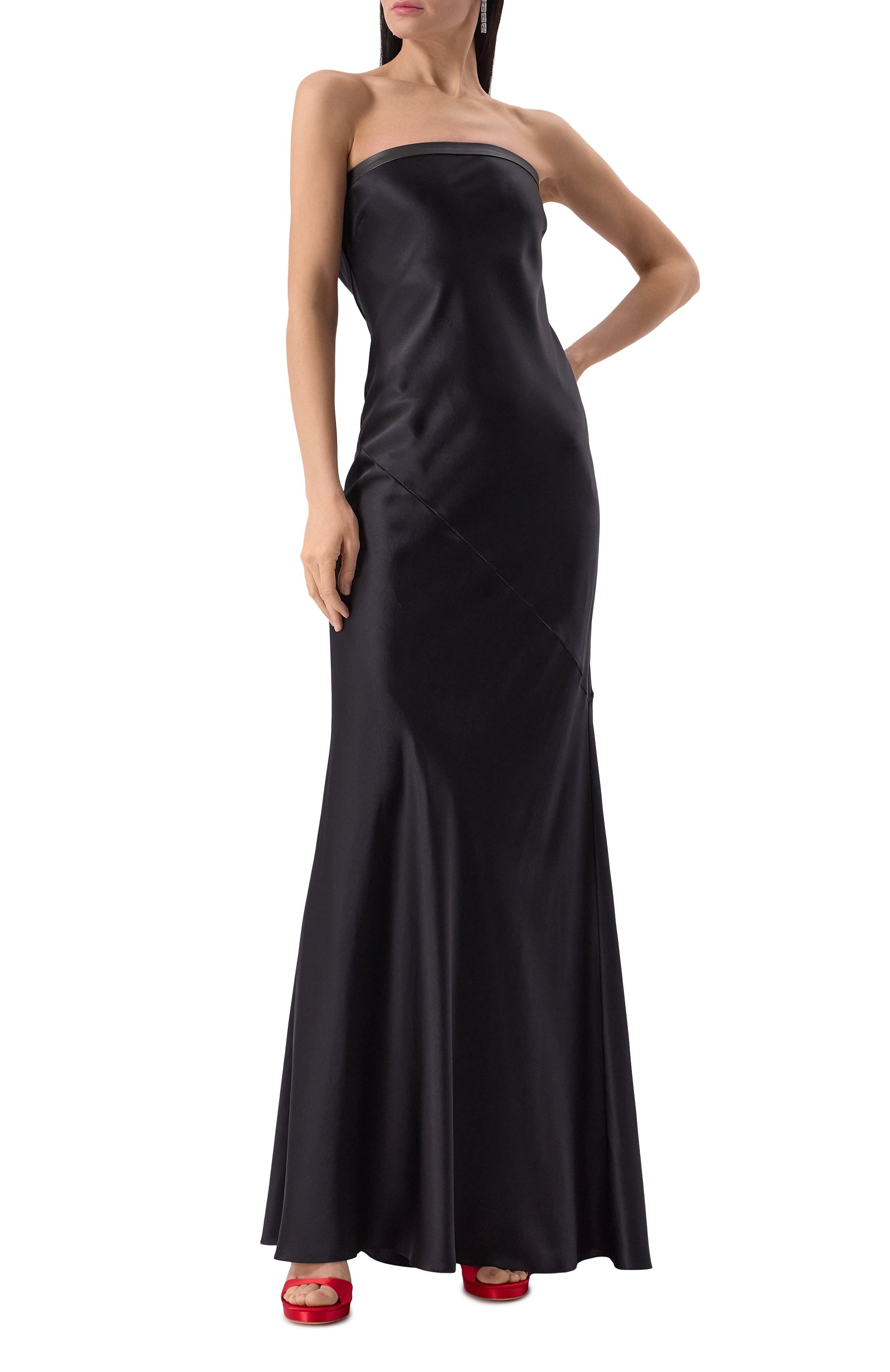 Атласное платье LOUVE, арт. 24-1-03-01-01, фото 2