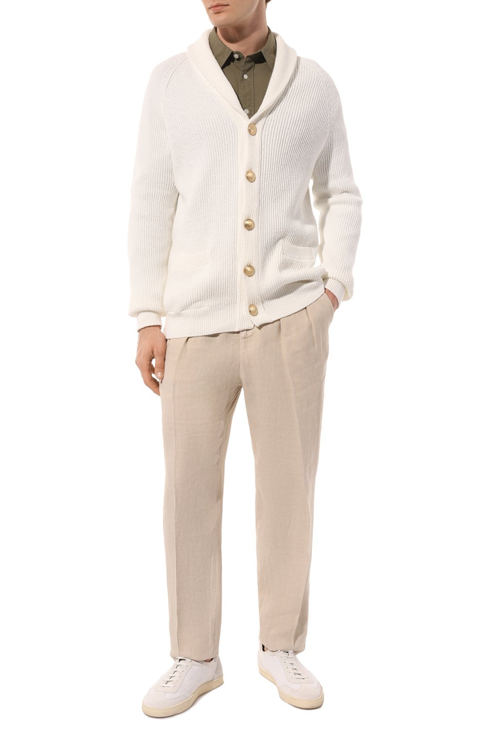 Хлопковый кардиган BRUNELLO CUCINELLI, арт. M2W706006, фото 2