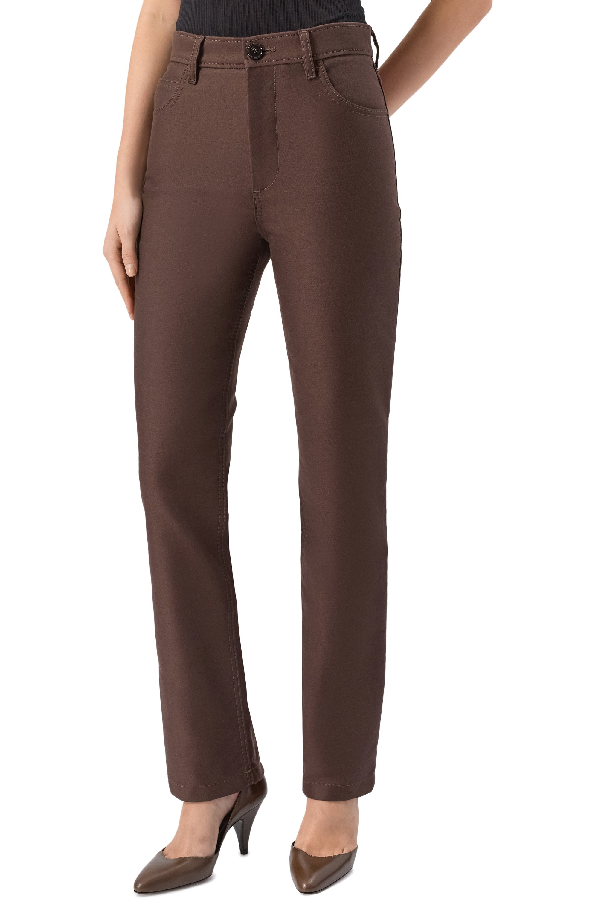 Хлопковые брюки MARNI, арт. PUMU0273A0/TCY36, фото 3