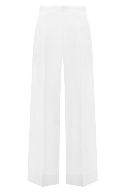 Женские брюки из смеси хлопка и льна BRUNELLO CUCINELLI, арт. MF579P6941