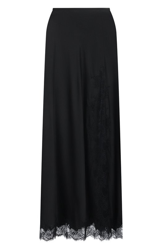 Юбка из шелка и вискозы Marjolaine 4AVA6202 Чёрный 4AVA6202