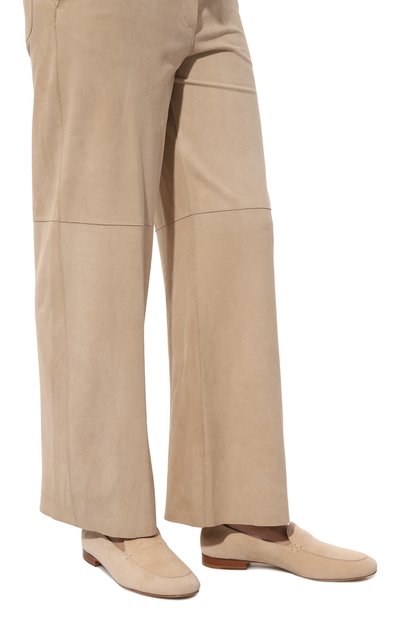 Замшевые лоферы KITON, арт. D57808N01008, фото 3