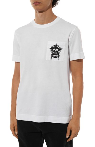 Хлопковая футболка GIVENCHY, арт. BM71H5/3YE6, фото 3
