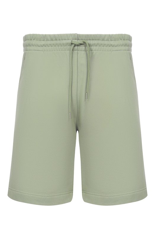 Хлопковые шорты Dries Van Noten 021158/3611 Зелёный 021158/3611