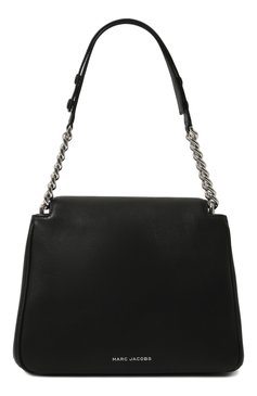 Женская сумка the satchel MARC JACOBS (THE) черного цвета, арт. H709L01RE22 | Фото 6 (Сумки-технические: Сумки через плечо; Материал: Натуральная кожа; Материал сплава: Проставлено; Ремень/цепоч�ка: На ремешке; Драгоценные камни: Проставлено; Размер: small)