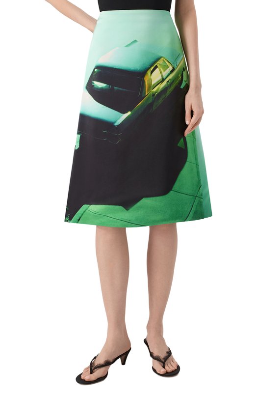 Юбка из вискозы Jil Sander J03MA0239-J65314 Разноцветный  J03MA0239-J65314 Фото 3