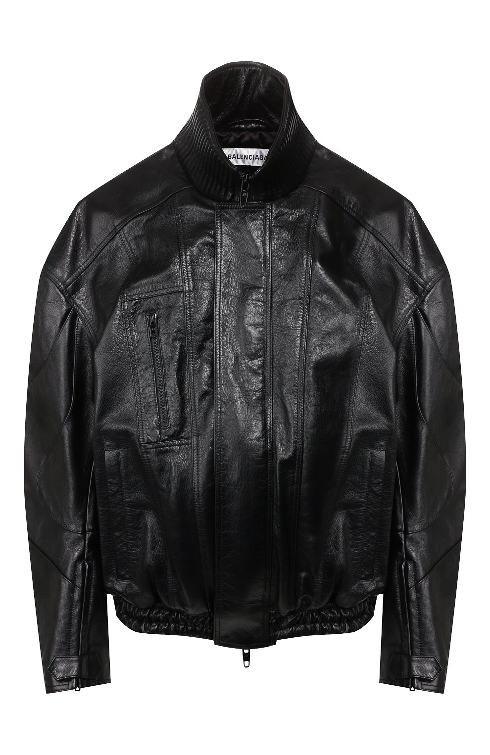 Кожаная куртка BALENCIAGA черного цвета по цене 238000 руб., арт. 594584/TGS04, фото 1 Кожаная куртка BALENCIAGA, арт. 594584/TGS04, фото 1