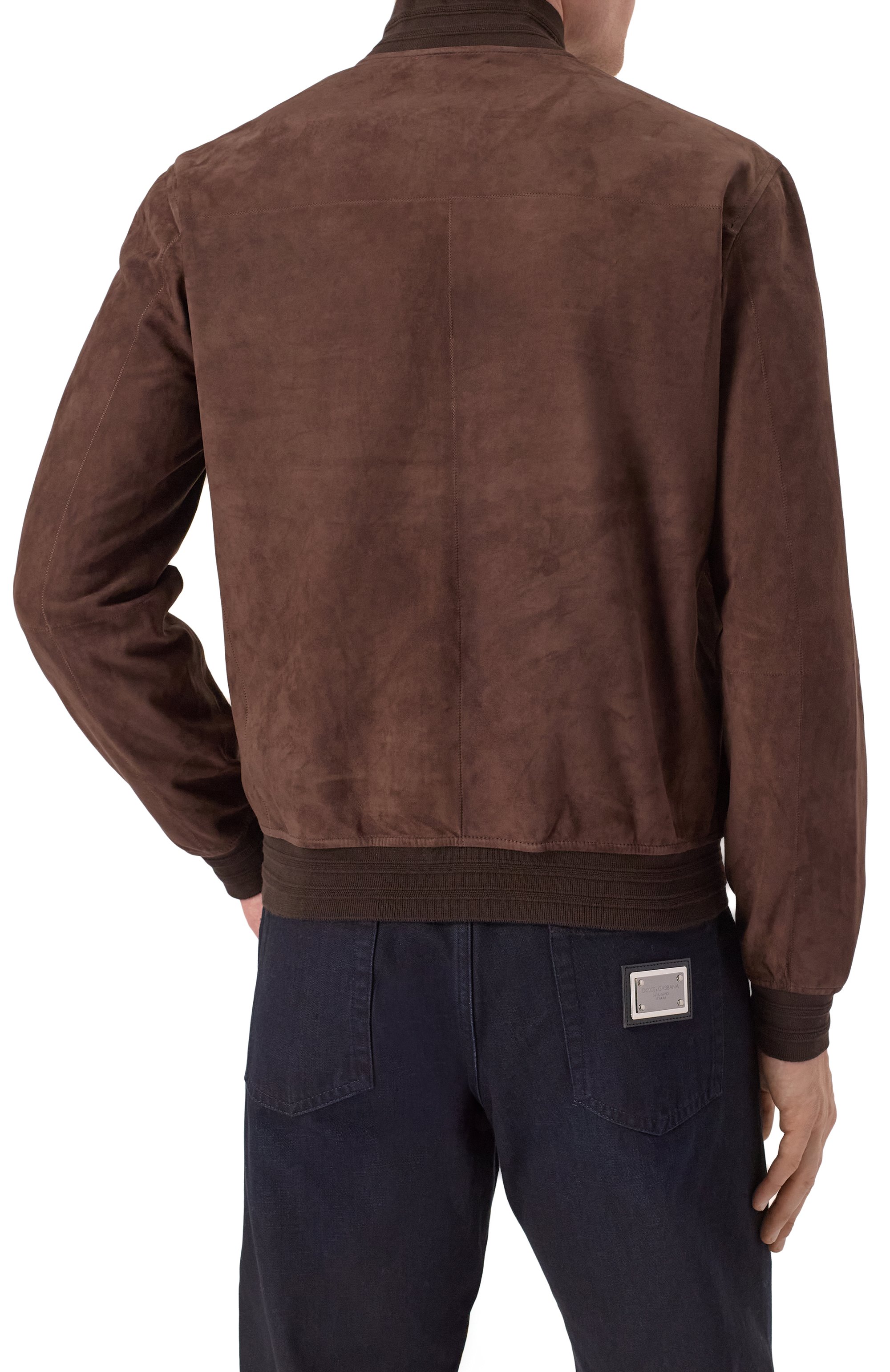 Замшевый бомбер CANALI, арт. O70443-LE00281, фото 4