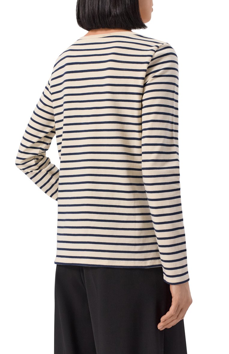 Хлопковый лонгслив WEEKEND MAX MARA, арт. ERASM0, фото 1