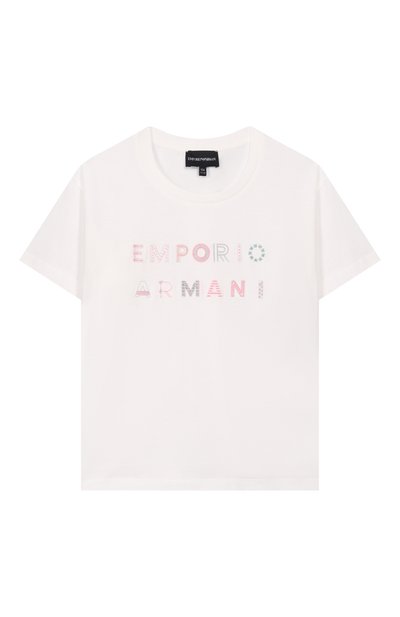 Хлопковая футболка EMPORIO ARMANI, арт. EG000604/AF21820