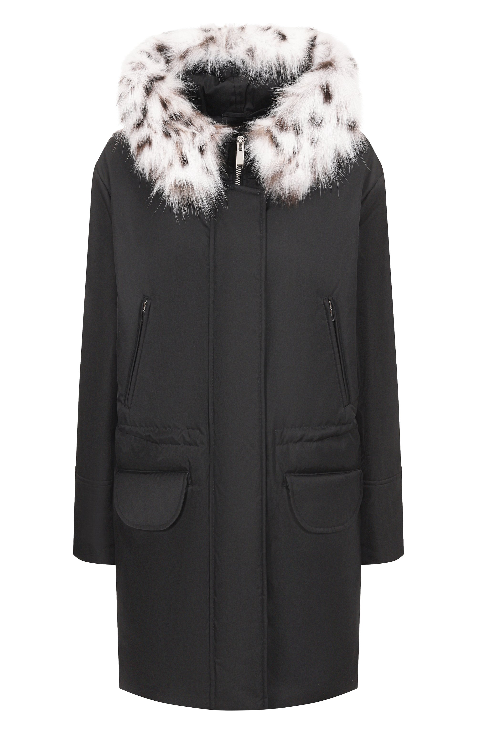 Пуховая парка с отделкой из рыси MVST, арт. FTBKB-Y554LX/GR1651, фото 1